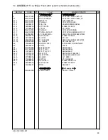 Предварительный просмотр 84 страницы Brother BE-435C Parts Manual