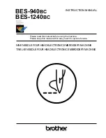 Brother BES-1240BC Instruction Manual preview