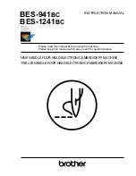 Brother BES-1241BC Instruction Manual preview
