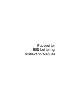 Brother BES Lettering Instruction Manual preview