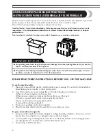 Предварительный просмотр 5 страницы Brother BM2700AS Operation Manual