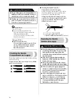 Предварительный просмотр 17 страницы Brother BM2700AS Operation Manual