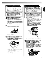 Предварительный просмотр 30 страницы Brother BM2700AS Operation Manual