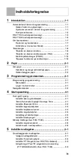 Предварительный просмотр 11 страницы Brother BRUGSANVISNING FAX-T104 (Danish) User Manual