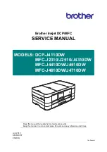 Brother Business Smart MFC-J4510dw Service Manual preview