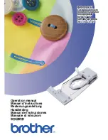 Preview for 1 page of Brother Button Hole Kit Operation Manual