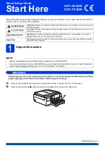 Preview for 1 page of Brother CDP-J552DW Quick Setup Manual