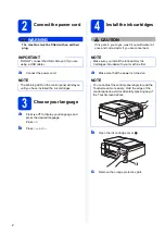 Preview for 2 page of Brother CDP-J552DW Quick Setup Manual