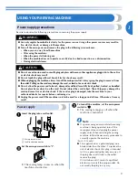 Preview for 11 page of Brother CE-5000PRW Operation Manual