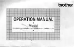 Brother CELEBRITY 10 Operation Manual предпросмотр