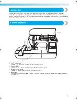 Предварительный просмотр 6 страницы Brother Computerized Embroidery Machine Operation Manual