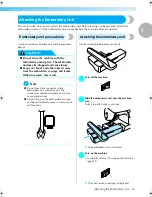 Предварительный просмотр 16 страницы Brother Computerized Embroidery Machine Operation Manual