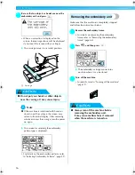 Предварительный просмотр 17 страницы Brother Computerized Embroidery Machine Operation Manual