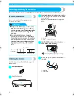 Предварительный просмотр 25 страницы Brother Computerized Embroidery Machine Operation Manual