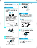 Предварительный просмотр 29 страницы Brother Computerized Embroidery Machine Operation Manual