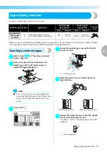 Предварительный просмотр 101 страницы Brother CPS5XVY Operation Manual