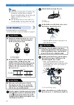 Предварительный просмотр 16 страницы Brother CS-100T Operation Manual