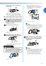 Предварительный просмотр 17 страницы Brother CS-100T Operation Manual