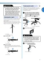 Предварительный просмотр 23 страницы Brother CS-100T Operation Manual