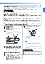 Предварительный просмотр 25 страницы Brother CS-100T Operation Manual