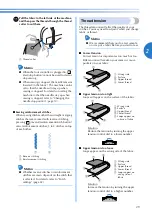 Предварительный просмотр 31 страницы Brother CS-100T Operation Manual