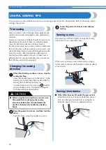 Предварительный просмотр 32 страницы Brother CS-100T Operation Manual