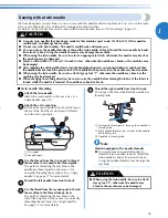 Предварительный просмотр 25 страницы Brother CS-6000 Operation Manual