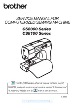 Brother CS8000 Series Service Manual preview