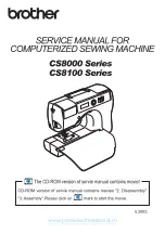 Preview for 1 page of Brother CS8000 Series Service Manual