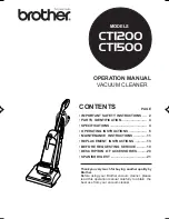 Preview for 1 page of Brother CT-1200 Operation Manual
