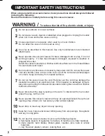 Preview for 2 page of Brother CT-1200 Operation Manual