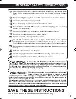 Preview for 3 page of Brother CT-1200 Operation Manual