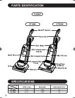 Preview for 4 page of Brother CT-1200 Operation Manual