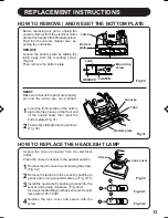 Preview for 13 page of Brother CT-1200 Operation Manual