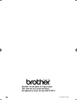 Preview for 24 page of Brother CT-1200 Operation Manual