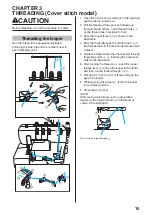 Предварительный просмотр 18 страницы Brother CV3550 Operation Manual