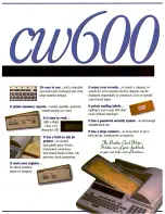 Preview for 3 page of Brother CW-600 Brochure