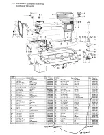 Предварительный просмотр 11 страницы Brother DB2-B738 Parts Manual