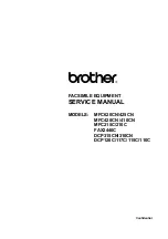 Brother DCP-110C Service Manual preview