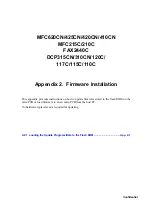 Предварительный просмотр 364 страницы Brother DCP-110C Service Manual