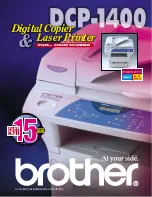 Предварительный просмотр 1 страницы Brother DCP-1400 Brochure & Specs