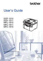 Brother DCP-1510 User Manual preview