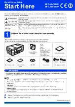 Предварительный просмотр 1 страницы Brother dcp-4110dw Quick Setup Manual