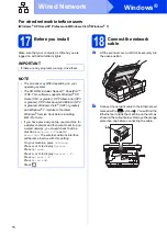 Предварительный просмотр 18 страницы Brother dcp-4110dw Quick Setup Manual