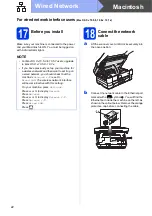 Предварительный просмотр 22 страницы Brother dcp-4110dw Quick Setup Manual