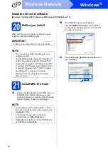 Предварительный просмотр 36 страницы Brother dcp-4110dw Quick Setup Manual