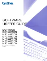 Brother DCP 8085DN Software User'S Manual предпросмотр