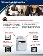 Предварительный просмотр 2 страницы Brother DCP-9040CN Brochure & Specs