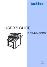 Preview for 1 page of Brother DCP-9045CDN User Manual