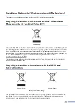 Preview for 21 page of Brother DCP-B7500D Product Safety Manual